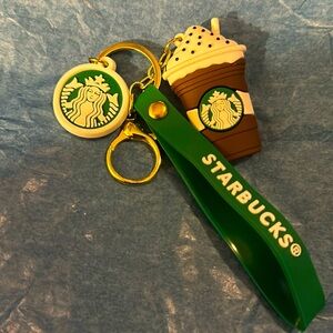 NWOT Starbucks Chocolate Frappuccino Keychain